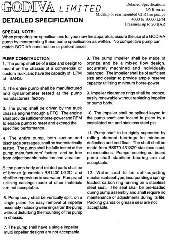   GV10000 Specification