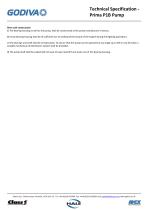 Technical Specification -  Prima P1B Pump -2