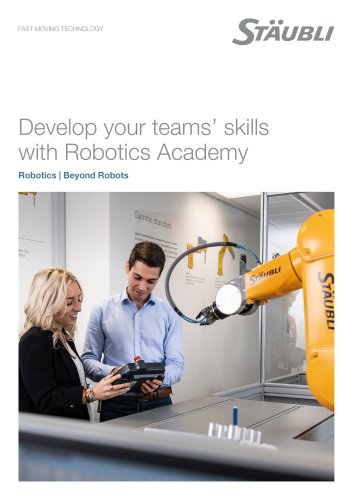 Robotics Academy training brochure