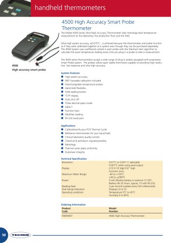 4500 High Accuracy Smart Probe Thermometer