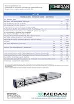 Linear actuator Serie MTS80 - 1