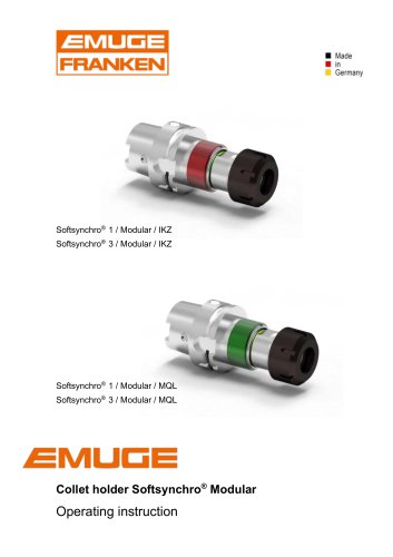 Collet holder Softsynchro&reg; Modular