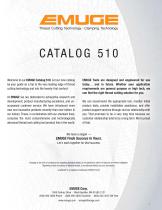 EMUGE USA Catalogue 510 - 3