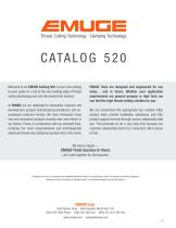 EMUGE USA Catalogue 520 - 3