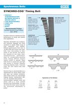 1.5 Wide 1//2 Tooth Pitch CARLISLE 270H150 Synchro-Cog Synchronous Timing Belt 54 Teeth Rubber 27 Pitch Length