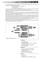 750 Series compact multifunction solenoid multi-valve | 2/2 and 3/2 integrated functions - 2