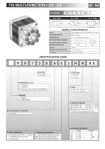 750 Series compact multifunction solenoid multi-valve | 2/2 and 3/2 integrated functions - 3