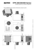 MATRIX Pneumatic Division - EPR200 | EPR300 | EPR500 Series - Compact Electronic Pressure Regulators - 5