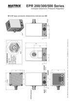 MATRIX Pneumatic Division - EPR200 | EPR300 | EPR500 Series - Compact Electronic Pressure Regulators - 6