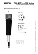 MATRIX Pneumatic Division - EPR200 | EPR300 | EPR500 Series - Compact Electronic Pressure Regulators - 8