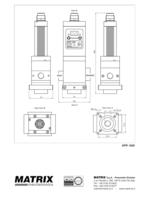 MATRIX Pneumatic Division - SPR1000 Electronic Pressure Regulator with integrated high-performance volume booster (5.000 Nl/min.)-4