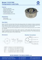 1312/1392 Shear-Web Compression And Tension Load Cells - 1