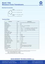 159A Miniature Single Bending Beam Force Transducers - 2