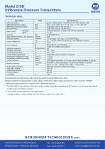 219D Differential Pressure Transmitters For Smart Valve Application - 2