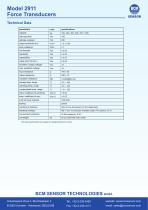 2911 Tensile & Compression Force Transducers - 2