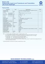 LV36 Submersible Liquid Level Transmitters With Flush Diaphragm - 2