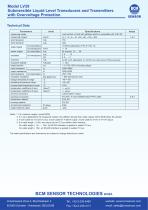 LV39 Liquid Level Transducers And Transmitters With Overvoltage Protection - 2