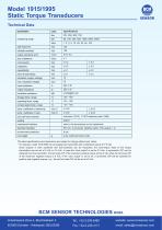 Model 1915/1995 Static Torque Transducers - 2