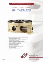 IR TABLES IR1601 - IR1801 - IR2001 - 1