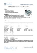 Differential Pressure Measurement MDM492-1