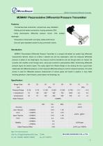 MDM491 Piezoresistive Differential Pressure Transmitter - 1