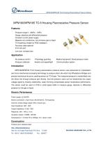 MEMS Pressure Sensor MPM180/MPM185-1