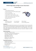 MPM270 High Stable and High Accurate Piezoresistive Pressure Sensor-1
