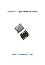 MPM7878 Digital Pressure Sensor-1