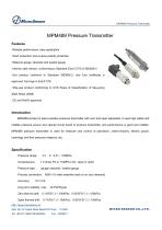 Water Tank Small Size Pressure Sensor MPM489-1