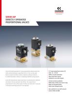 Series AP - Directly operated proportional valves EN - 1