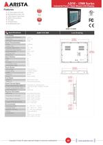 ADM Series - Industrial Panel / Rack Mount LCD Display - 3