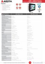 ARP 3600 Series - WinCE Based HMI's - Industrial Touch Panel Computers - 2