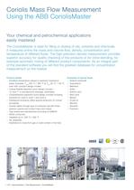 CoriolisMaster - Coriolis Mass Flow Measurement in ABB - 4