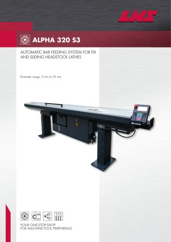 Bar feeder / Automatic barfeed for long bars ALPHA 320 S3