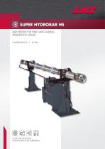 Manual bar feeder for fixed and sliding headstock Super Hydrobar HS