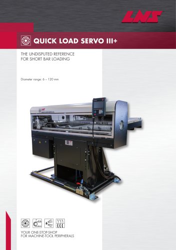 Short loader / Barfeed for short bars QUICK LOAD SERVO III+