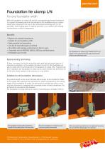 Foundation tie clamp L/N-2