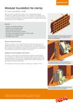 Modular foundation tie clamp-2