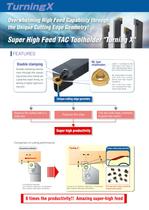 TAC Toolholders for Super High Feed Turning   Turning X - 2