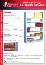 rolled edge shelving - 1