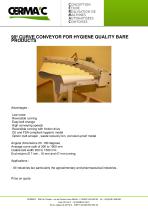 90º CURVE CONVEYOR FOR HYGIENE QUALITY BARE PRODUCTS - 1