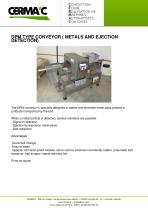 DPM TYPE CONVEYOR ( METALS AND EJECTION DETECTION) - 1