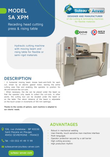 Product sheet – SA XPM EN