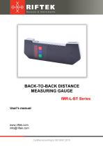 Back-to-back Distance Measuring Gauge IMR-L-BT Series Manual-1