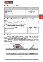 Back-to-back Distance Measuring Gauge IMR Series Manual - 4