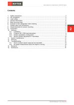 Laser speed and length sensors ISD-5 Series Manual - 2