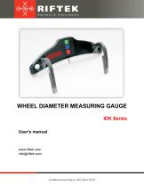 Wheel Diameter Measuring Gauge, IDK Series Manual-1