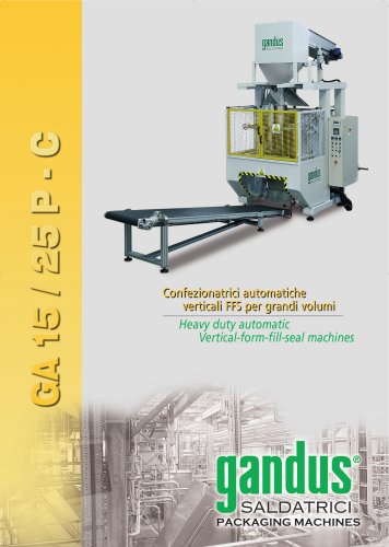 GA 15 / 25 C - P - Automatic Packaging Machines