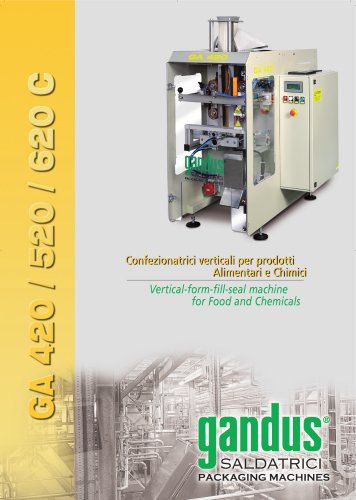 GA 420/520/620 - VFFS Vertical Form Fill Sealer