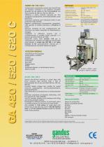 GA 420/520/620 - VFFS Vertical Form Fill Sealer - 2